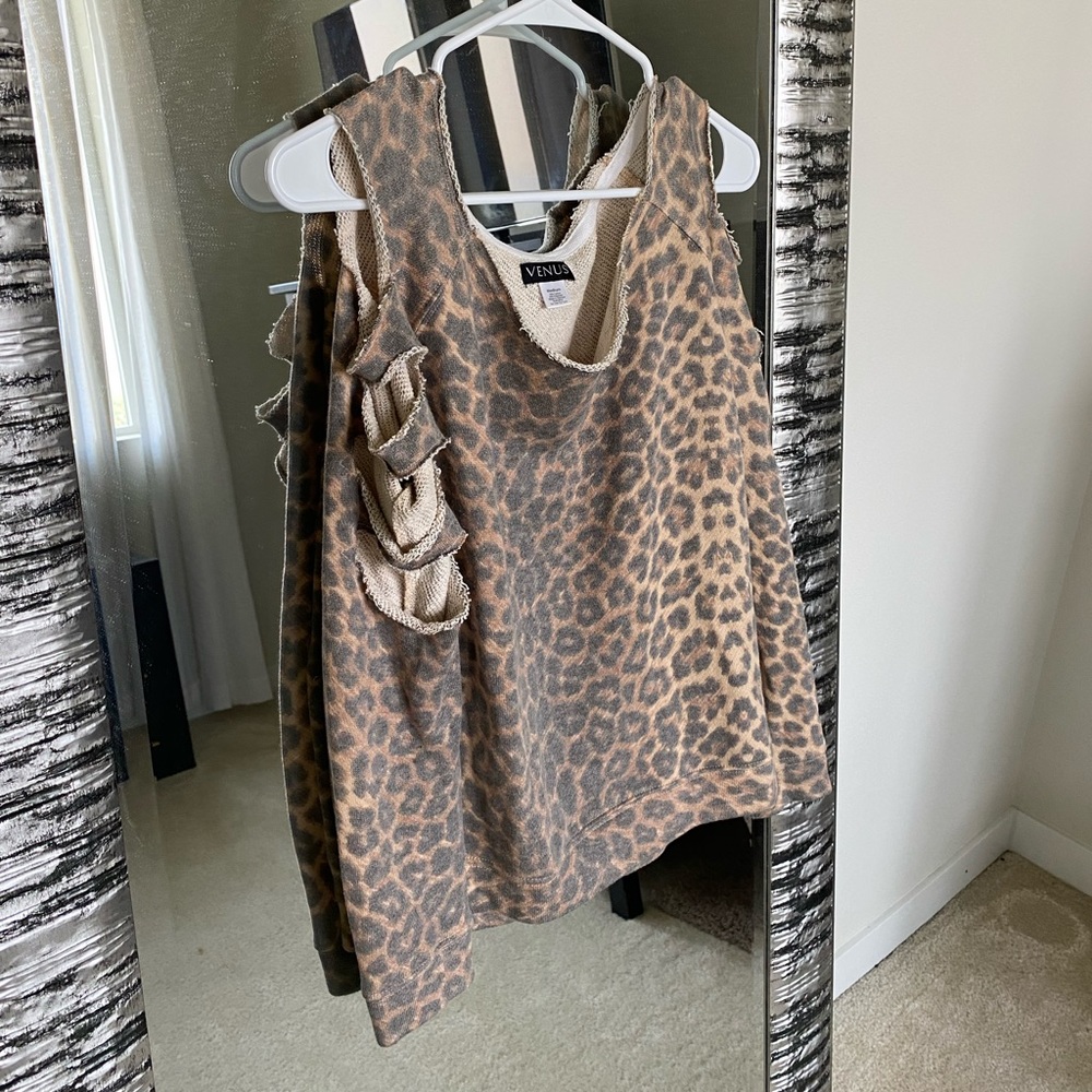 Venus Leopard Print Sweater